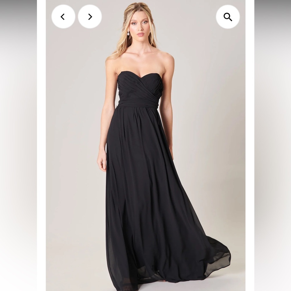 RSVP Sugarlips Black Chiffon Dress